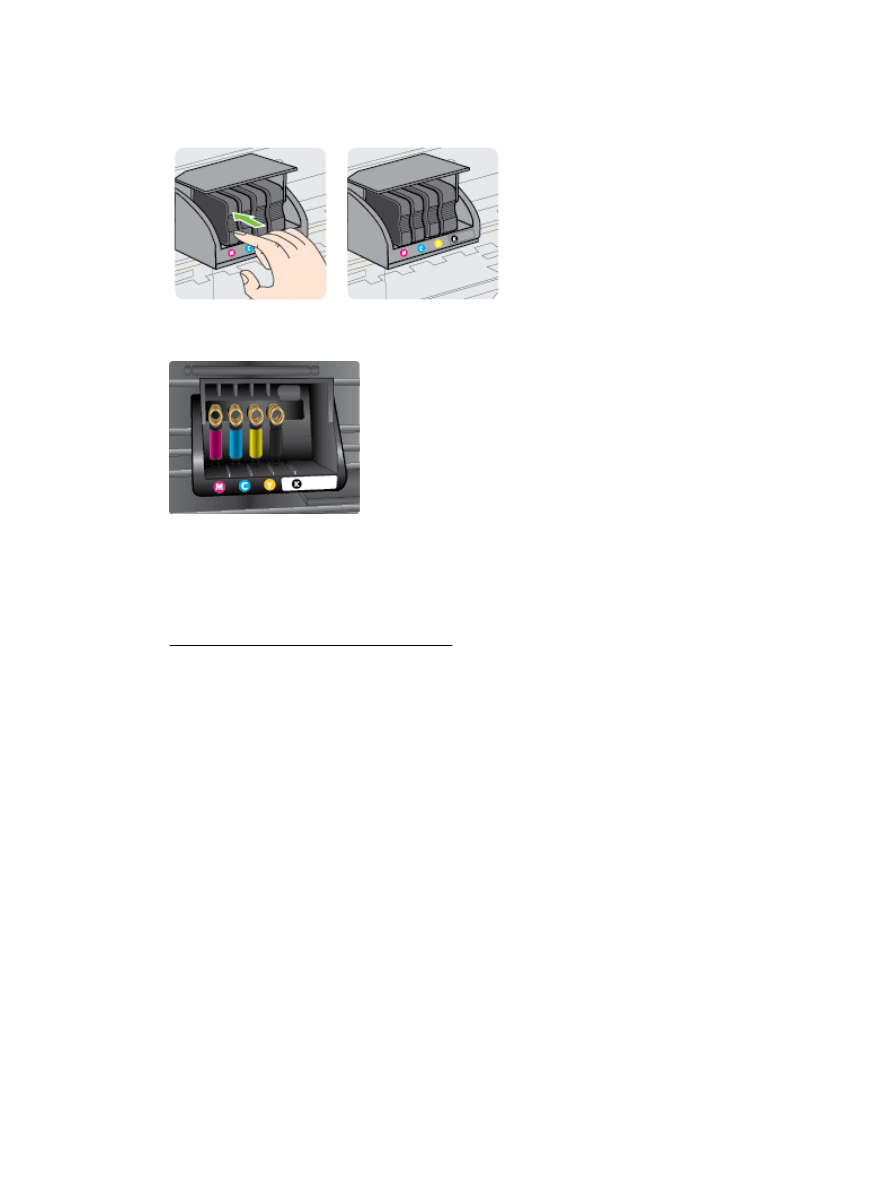 Replace the ink cartridges HP Officejet 7110